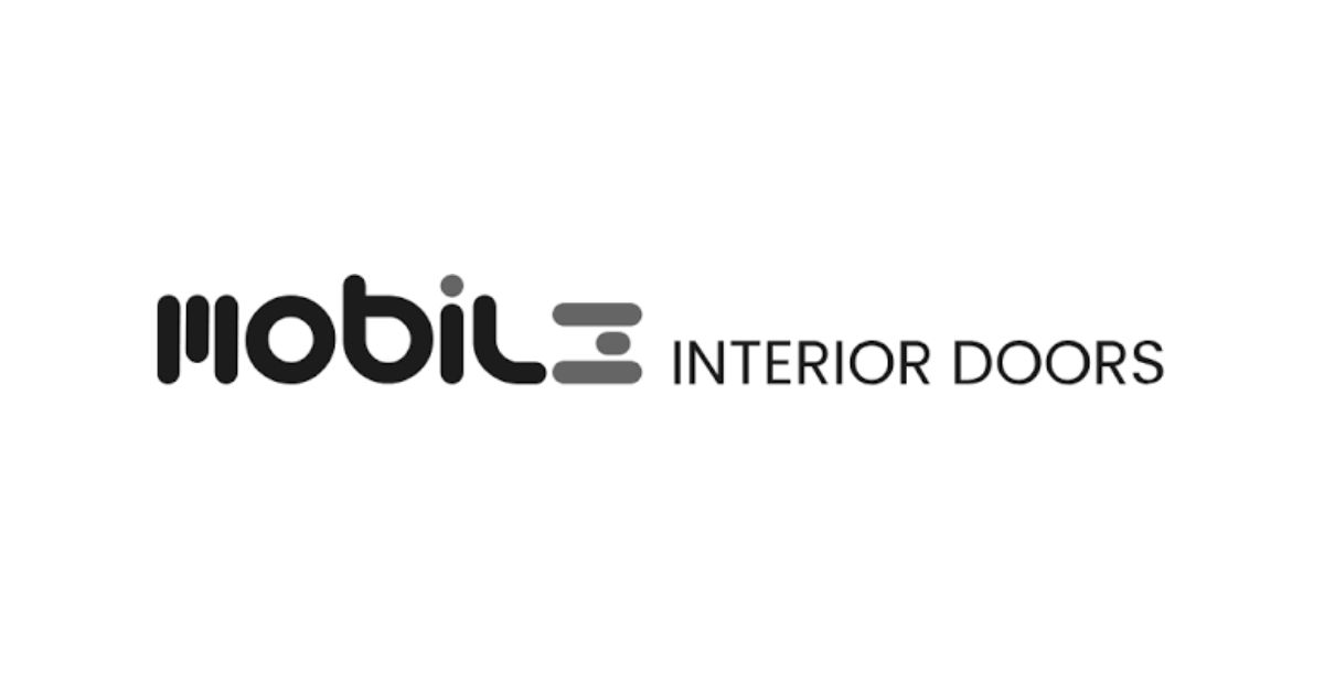 logo mobile interior Doors in bianco e nero